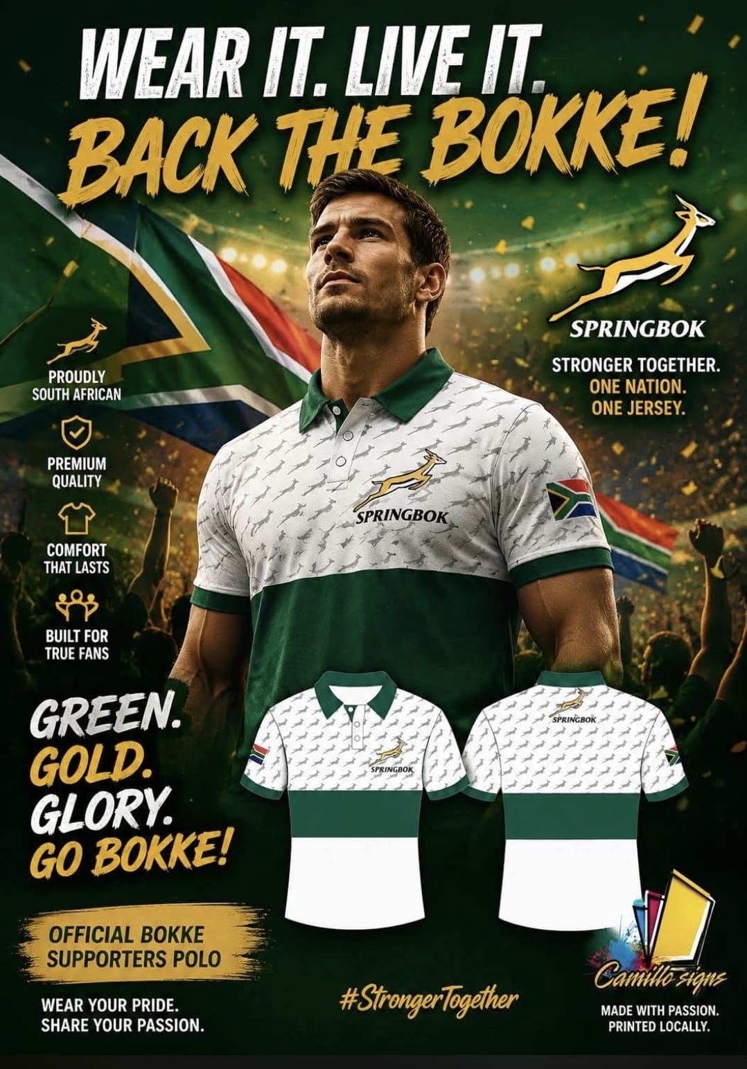 Back the Bokke Polo