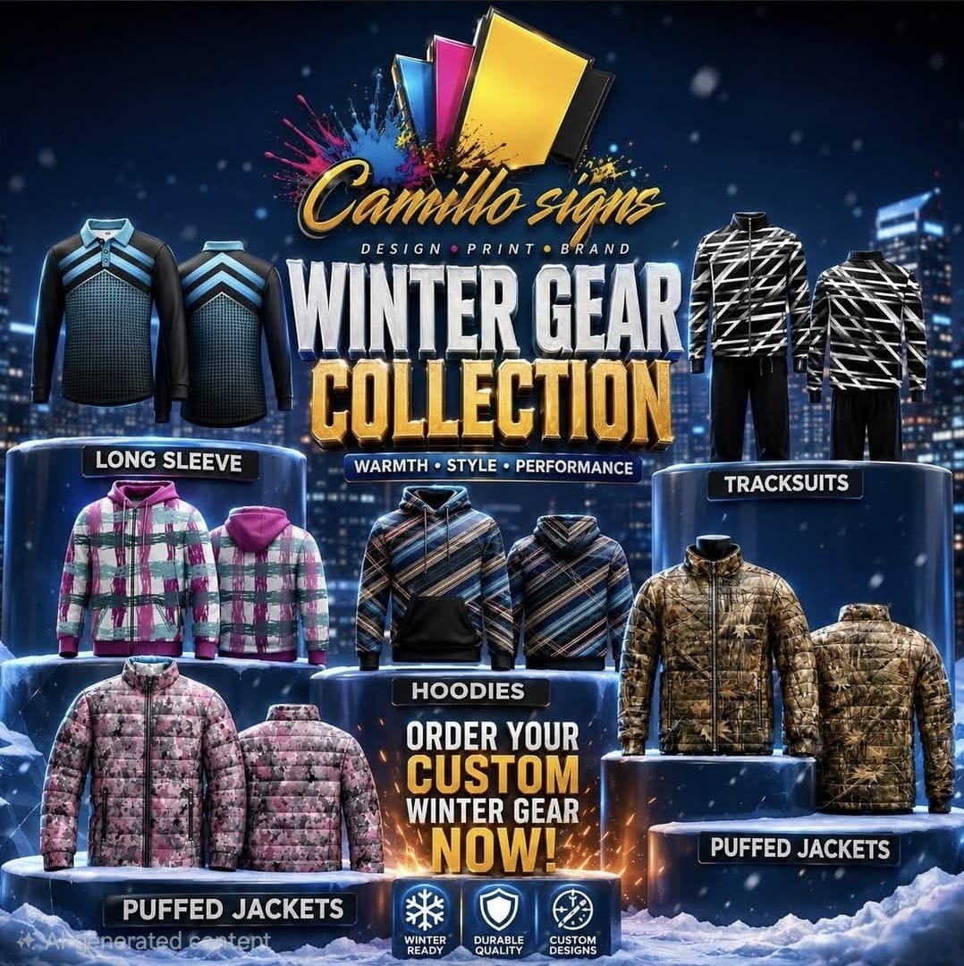 Winter Gear Collection — Camillo Signs